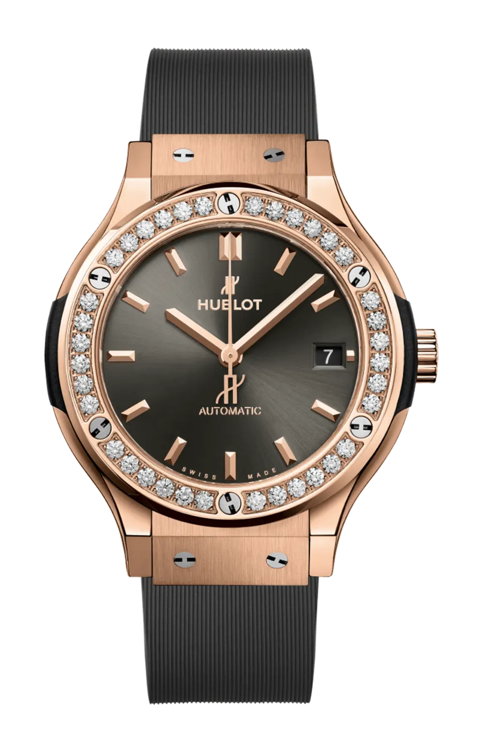 

Часы classic fusion racing grey king gold diamonds 38 мм Hublot