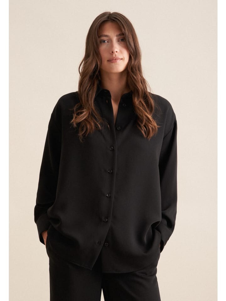 

Блуза Seidensticker Longbluse Oversized, черный
