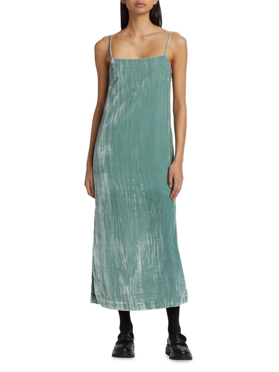 

Платье-комбинация миди Etinas Velvet Loulou Studio, цвет Aqua