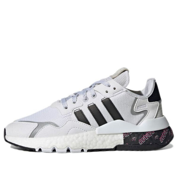 Кроссовки оригинальные nite jogger Adidas, белый
