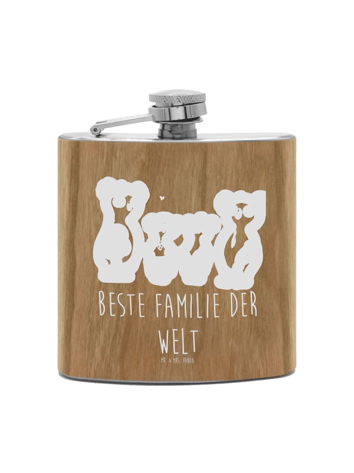 

Mr. & Mrs. Panda Фляга Flachmann Hund Dame ohne Spruch in Braun