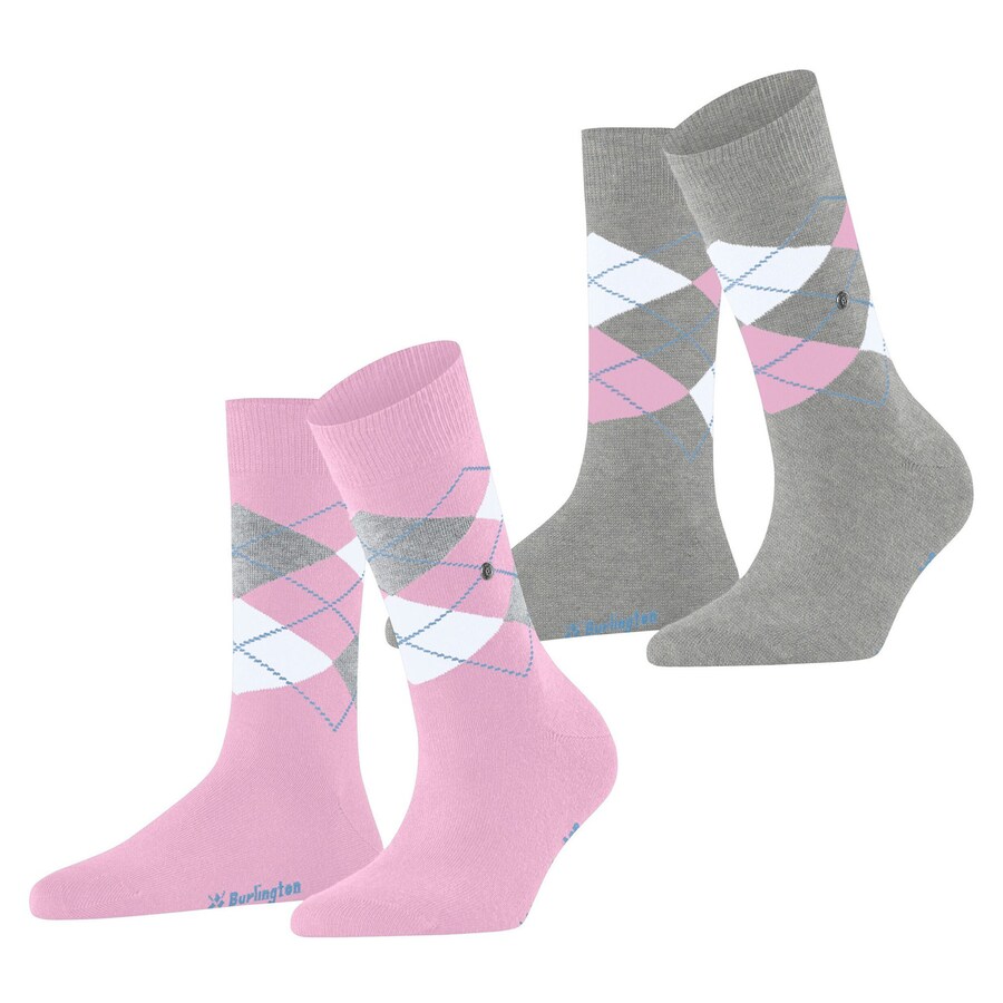 

Носки BURLINGTON, цвет mottled grey/Rose