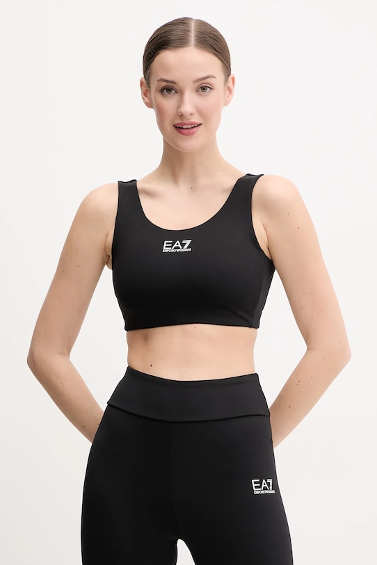 

Спортивный бюстгальтер Ea7 Emporio Armani, черный