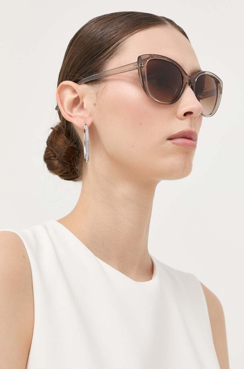 

Солнцезащитные очки Armani Exchange, коричневый