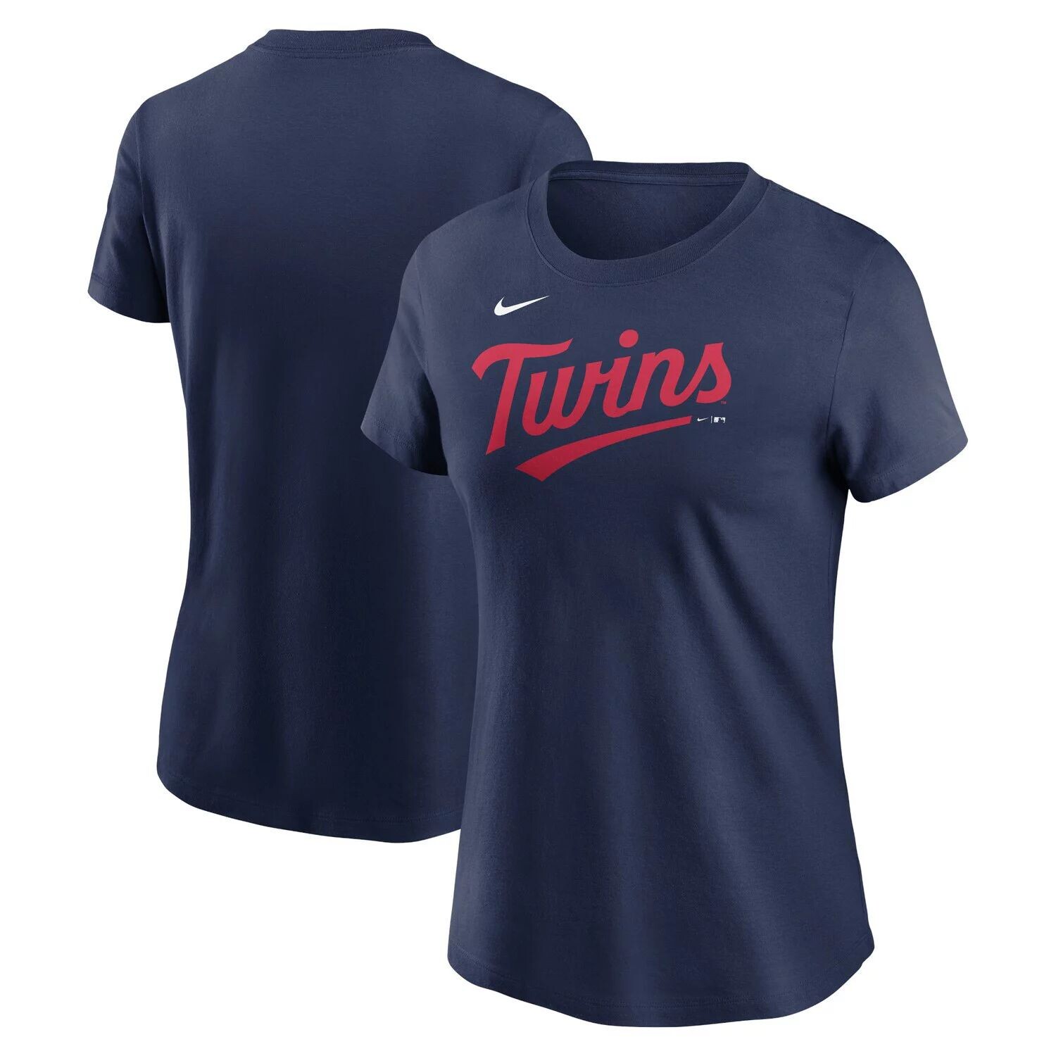 

Женская темно-синяя футболка Nike Minnesota Twins 2023 с надписью Wordmark Nike, Синий, Женская темно-синяя футболка Nike Minnesota Twins 2023 с надписью Wordmark Nike