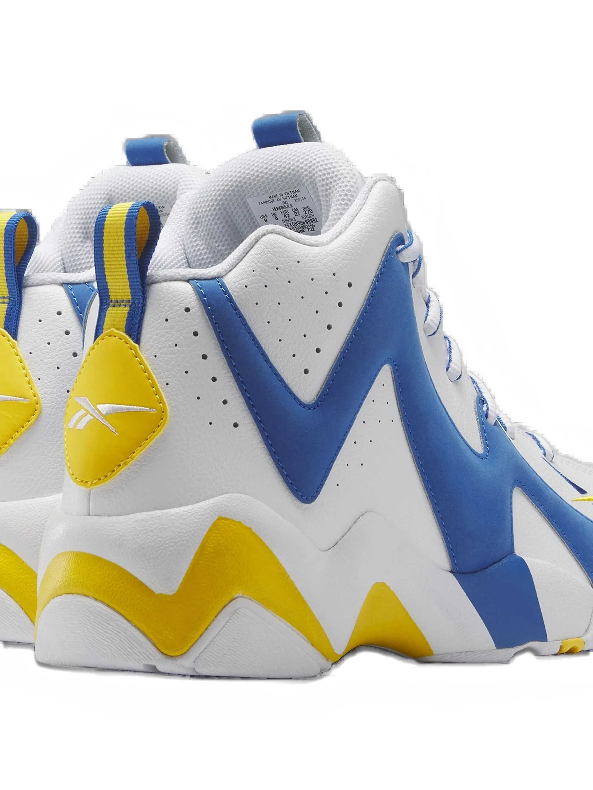 Кроссовки Hurrikaze 2 NCAA Pack - UCLA Reebok, белый — фото 3
