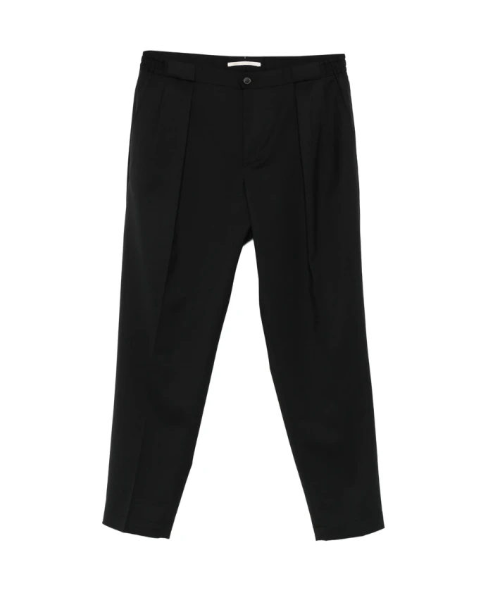 

Черные плиссированные брюки прямого кроя Briglia, черный