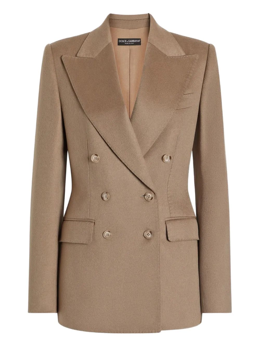 

Двубортный блейзер DOLCE & GABBANA, коричневый