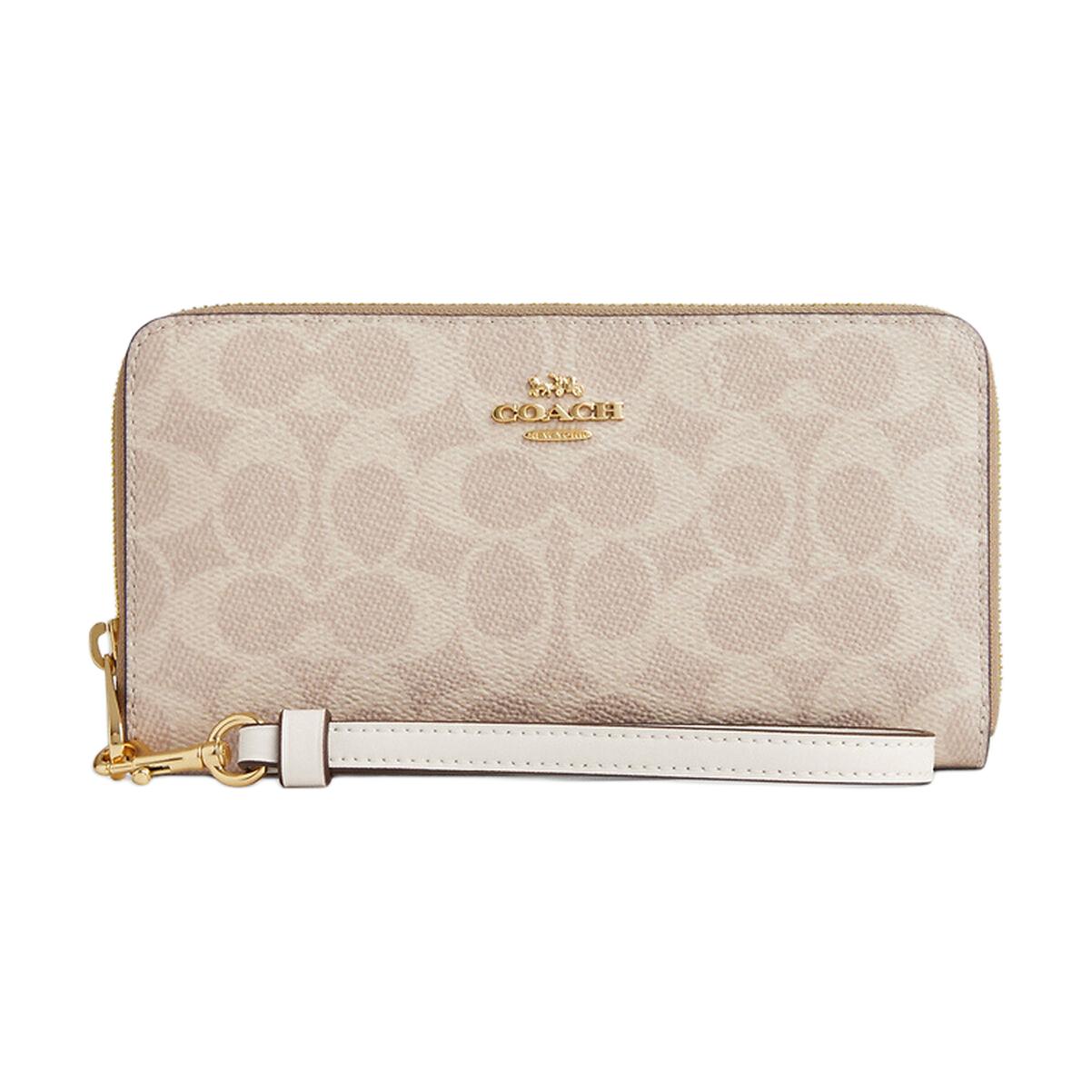 

COACH Кошелек из покрытого холста для женщин Sand & Chalk