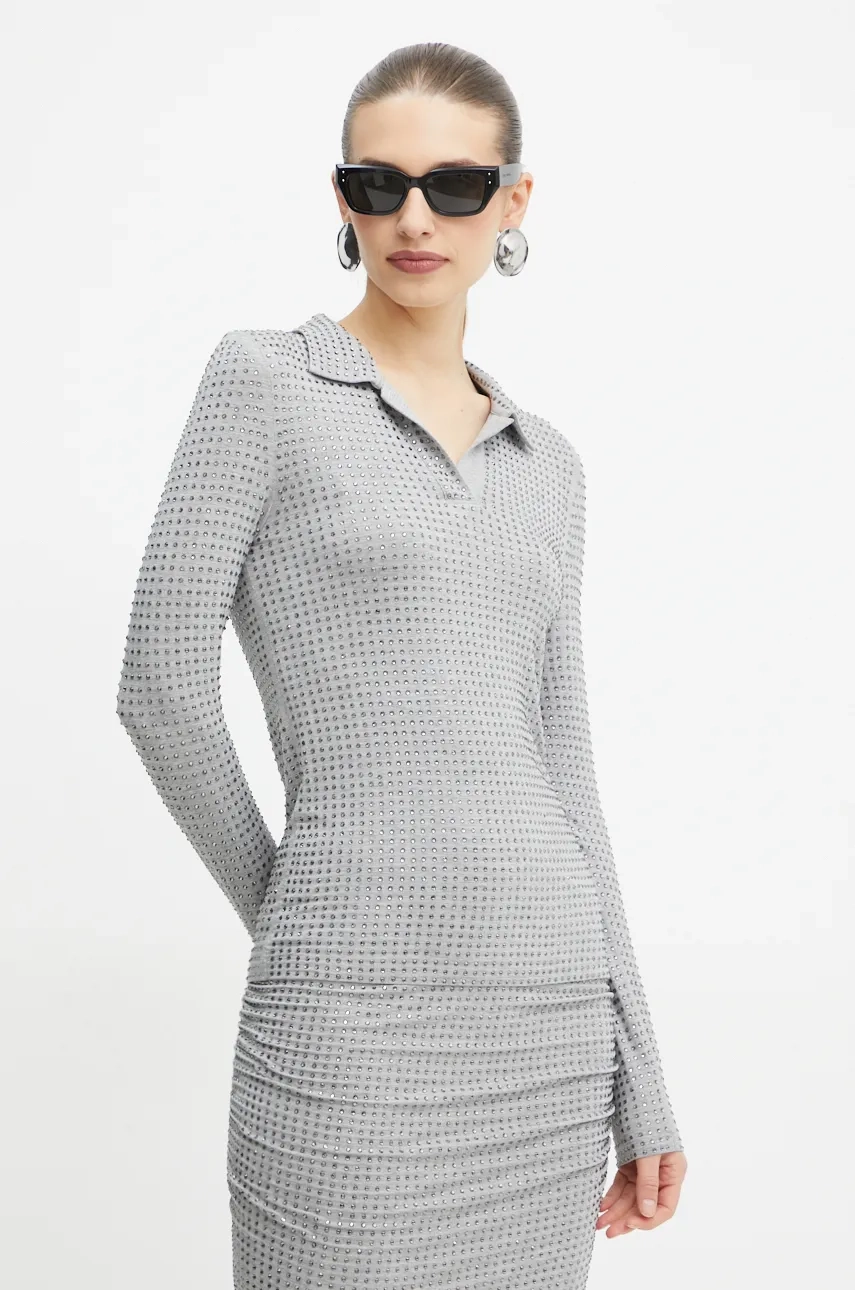 

Футболка с длинным рукавом Pinko, серый
