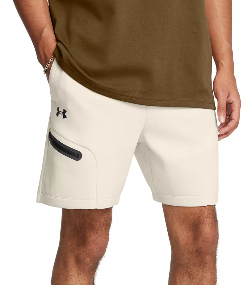 

Мужские шорты из флиса Under Armour Unstoppable, цвет Summit White/Black
