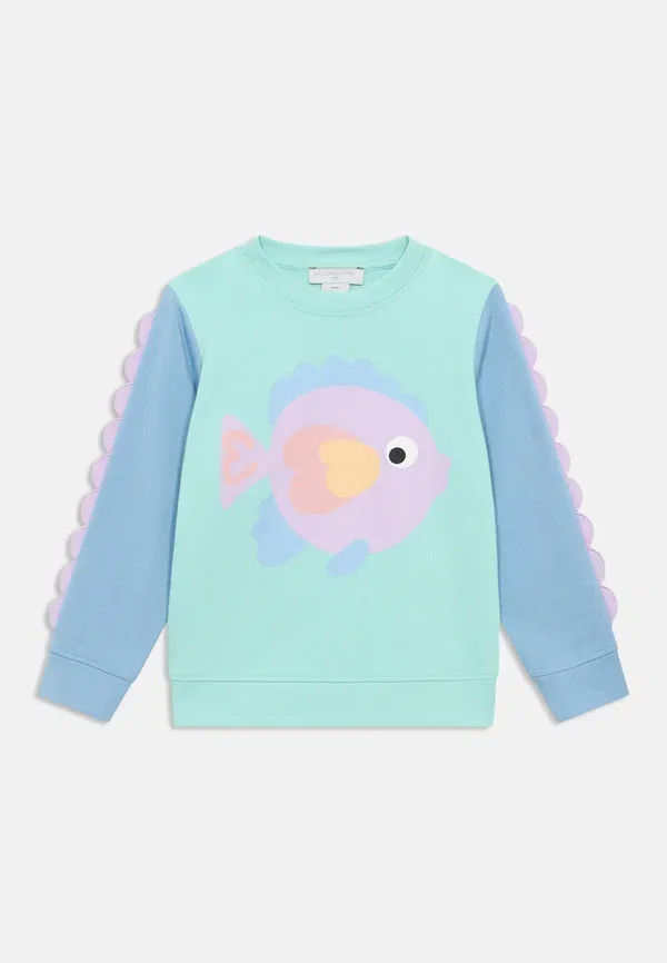 Толстовка Stella Mccartney Kids, светло-голубой — фото 3