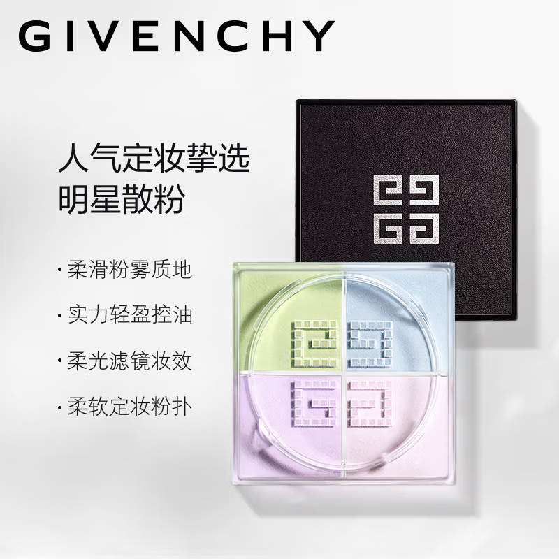 Givenchy Red Luck Gilded Limited рассыпчатая пудра для губ наборы для макияжа коррекция тона кожи фиксация макияжа 12г+3,4г — фото 3