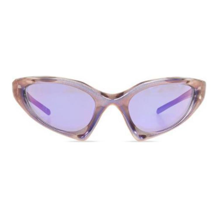 

Balenciaga Ацетатные солнцезащитные очки «кошачий глаз» унисекс фиолетовые, Purple