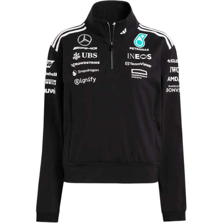 

Adidas Толстовка MERCEDES AMG PETRONAS F1 TEAM SS25 Motorsport женская Black/White