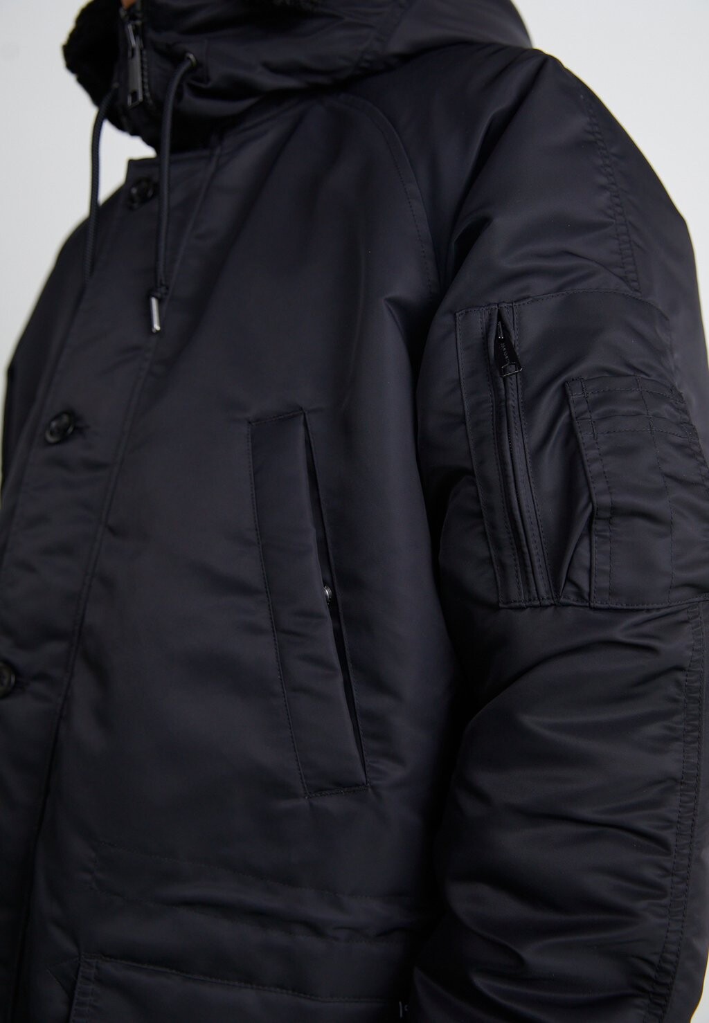

Зимнее пальто HOODED OLTEN Carhartt WIP, черный