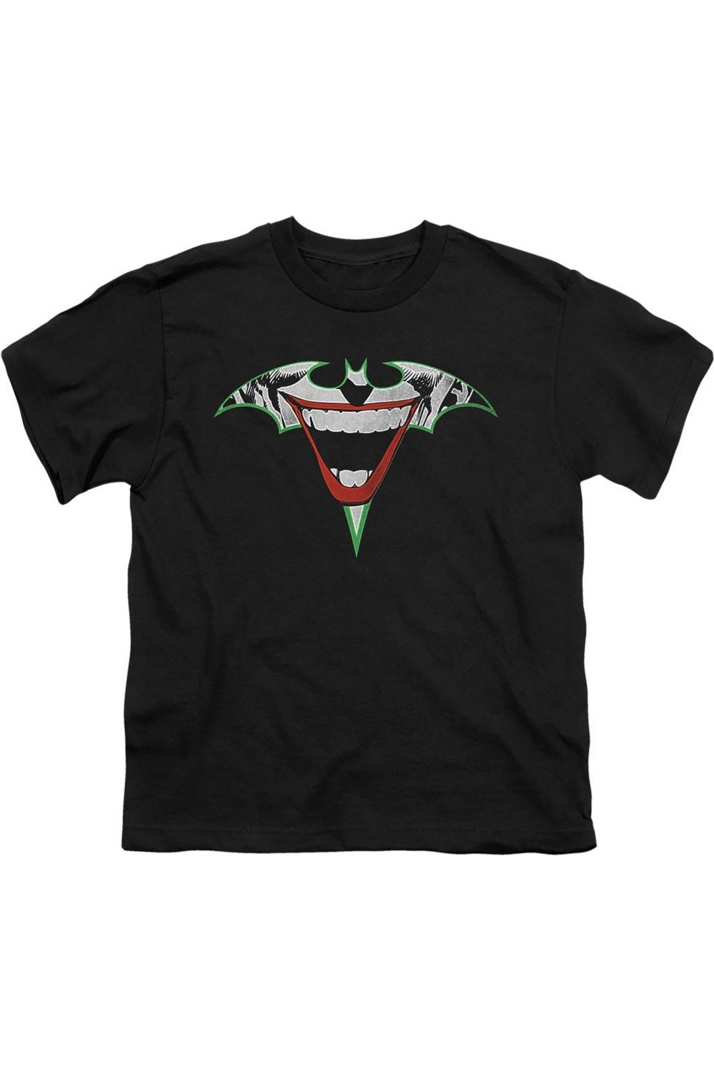 

Футболка с коротким рукавом для детей с логотипом Бэтмена и Джокера Gildan, черный