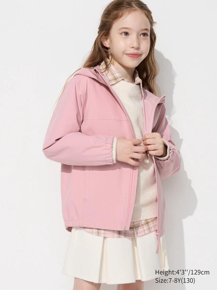 

Парка Blocktech Uniqlo, цвет 11 розовый