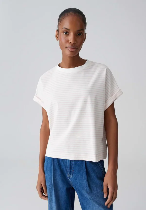 

Свободная, струящаяся футболка с принтом Opus, Rose Tint, Розовый, Свободная, струящаяся футболка с принтом Opus, Rose Tint