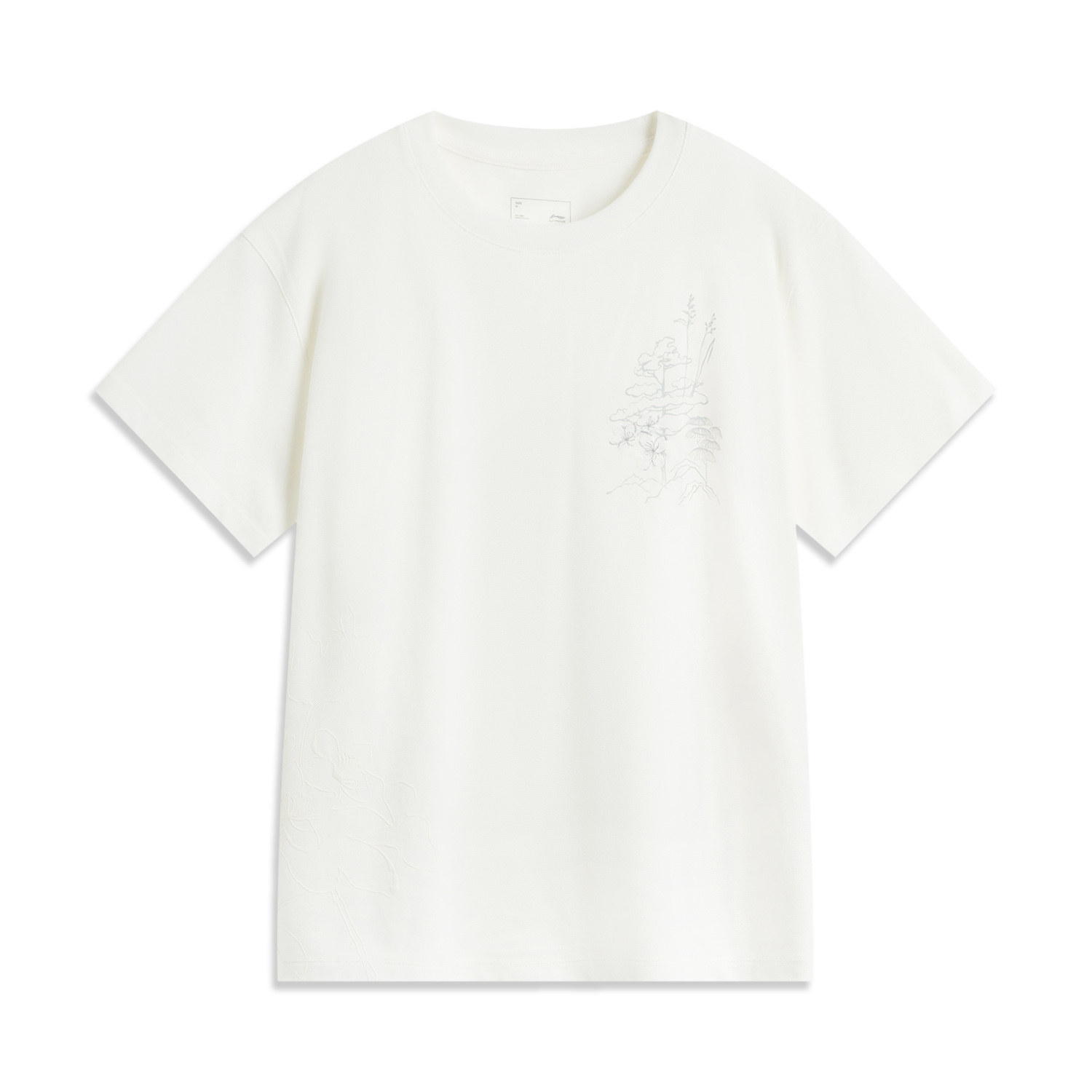 

Футболка LiNing Sports Life Collection женская, цвет слоновая кость