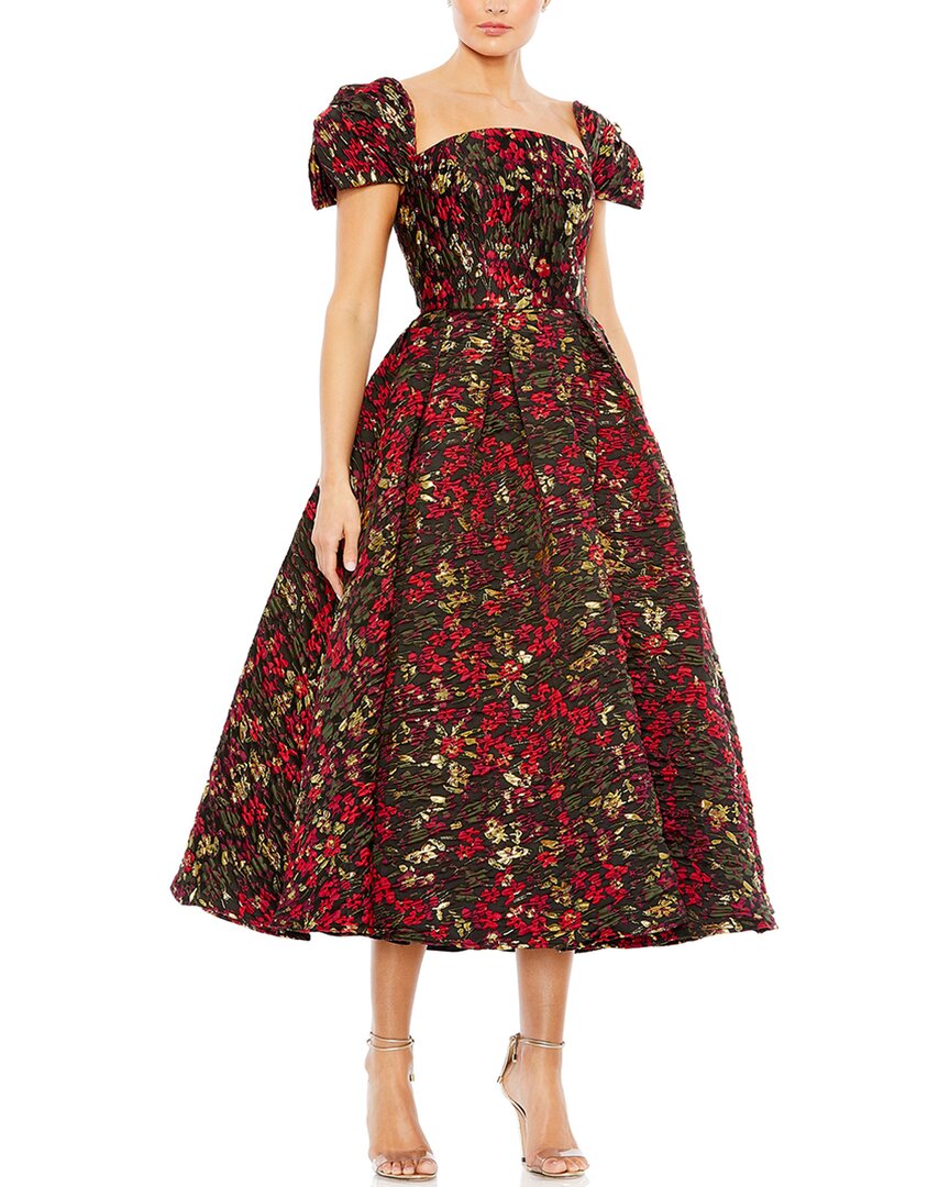 

Платье Mac Duggal А-силуэта, цвет black multi