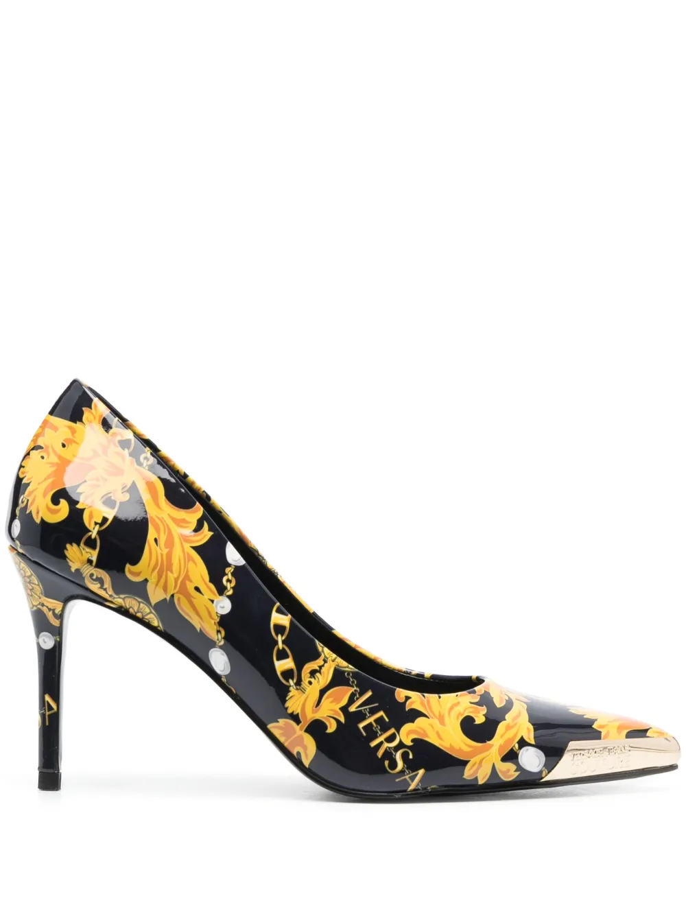 Туфли с логотипом Versace Jeans Couture, черный