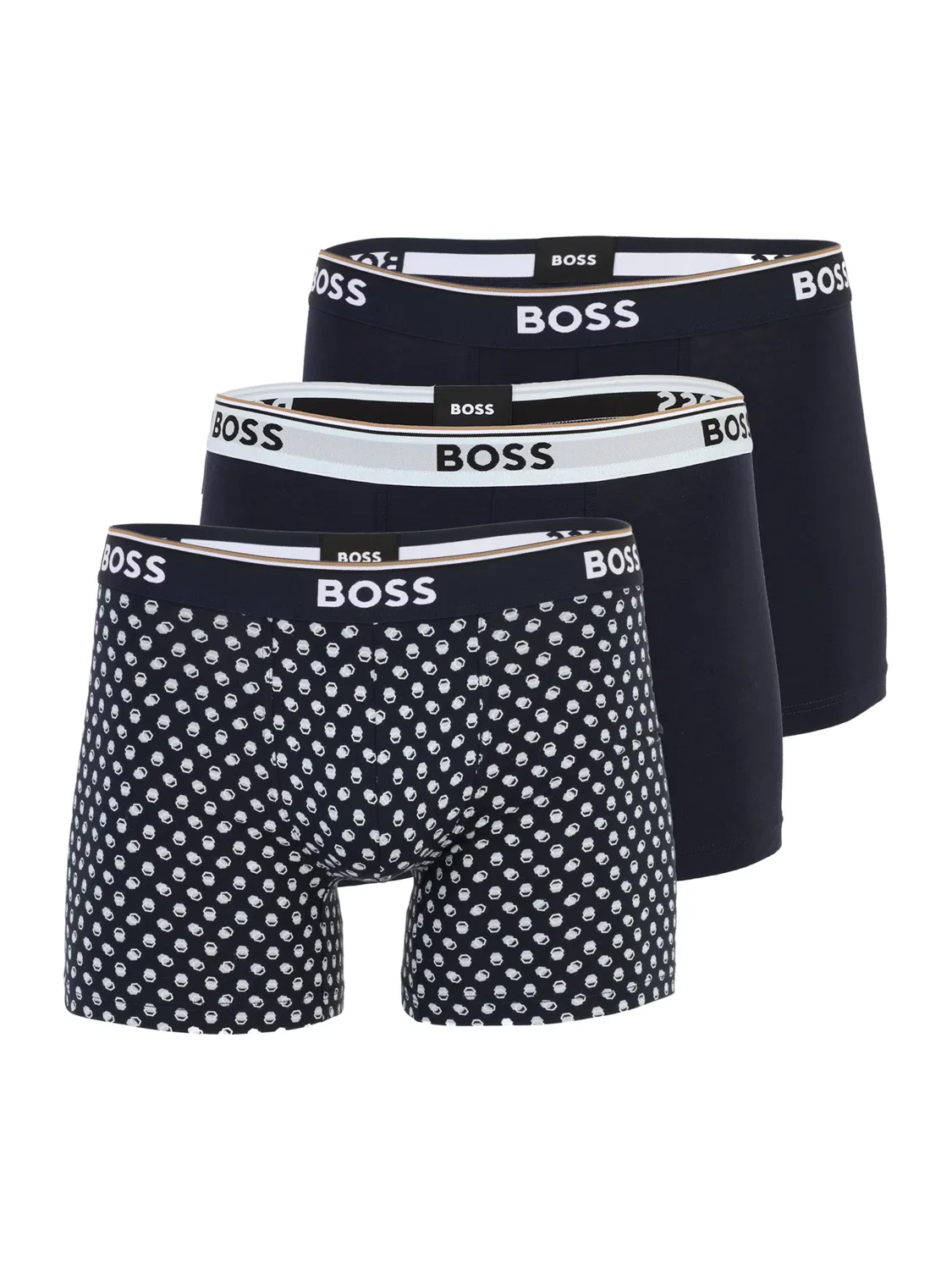 Боксерские шорты Boss Power Des синего цвета