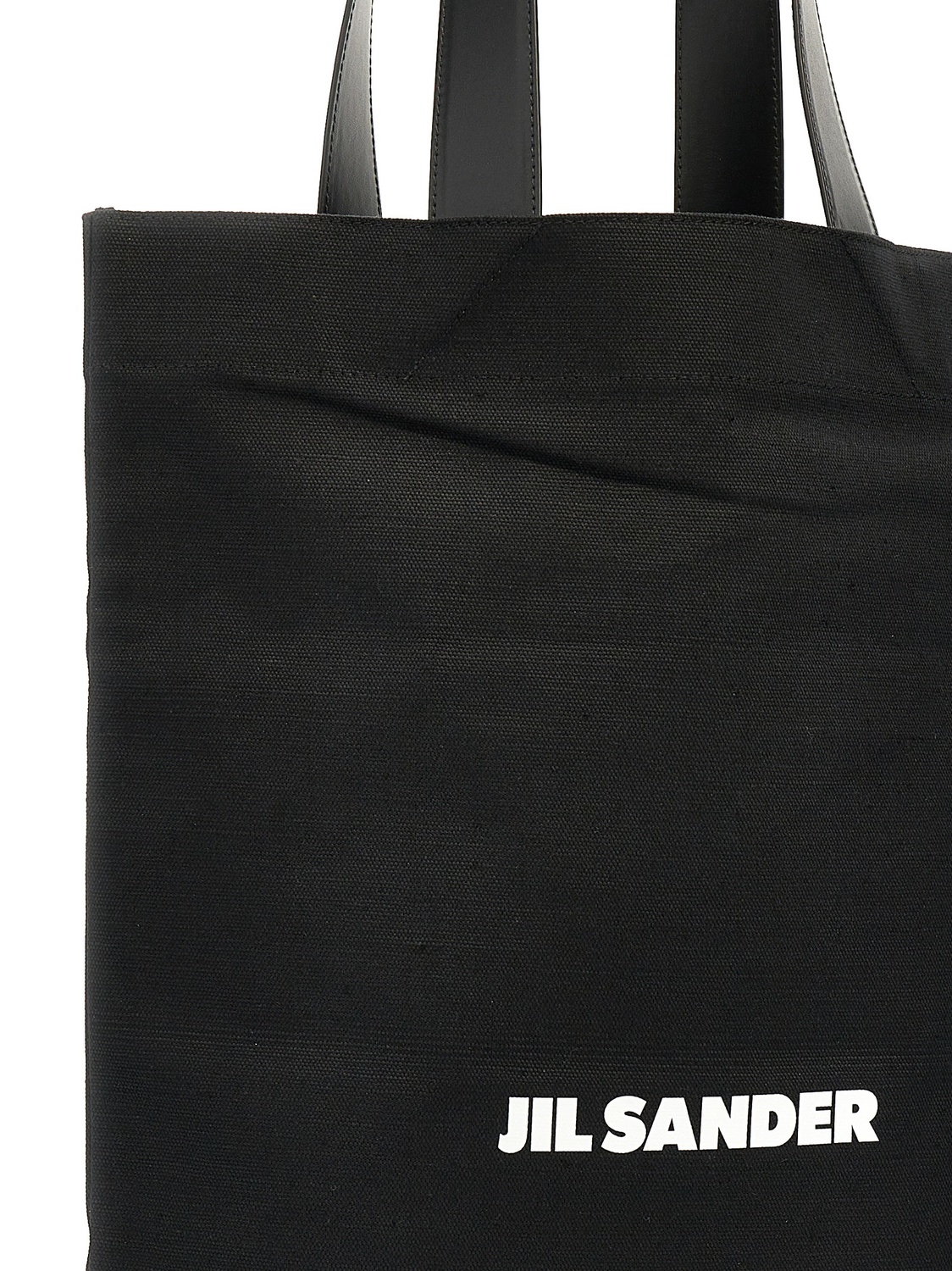 Большая шоппер-сумка «Flat Shopper» JIL SANDER, черный — фото 3