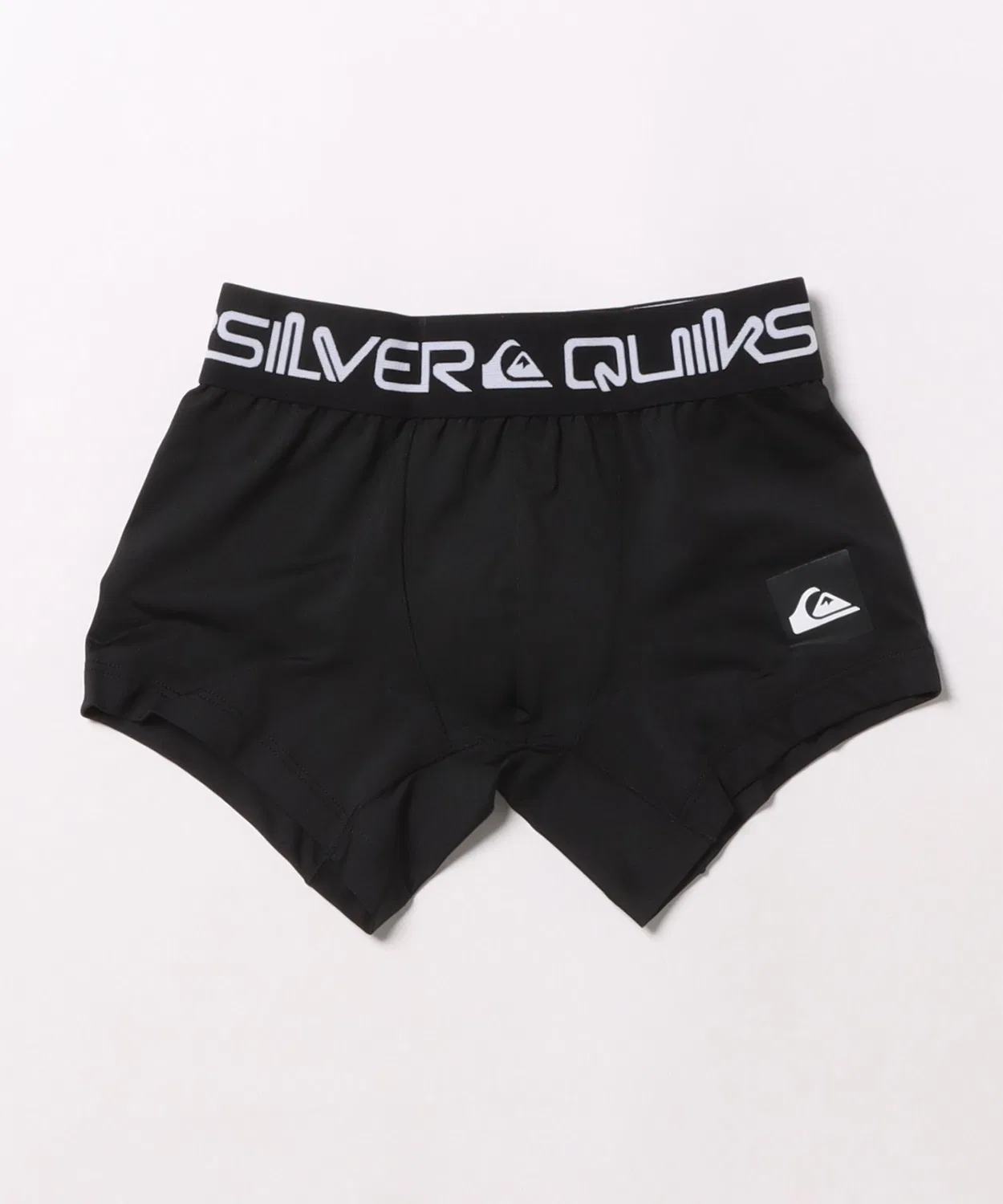 Плавки боксеры QUIKSILVER для юношей, быстросохнущие, UPF50+, черные