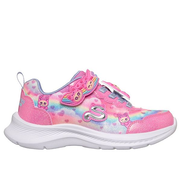 Кроссовки Jumpsters Cutie Critters для девочек Skechers, Pink Multi — фото 2