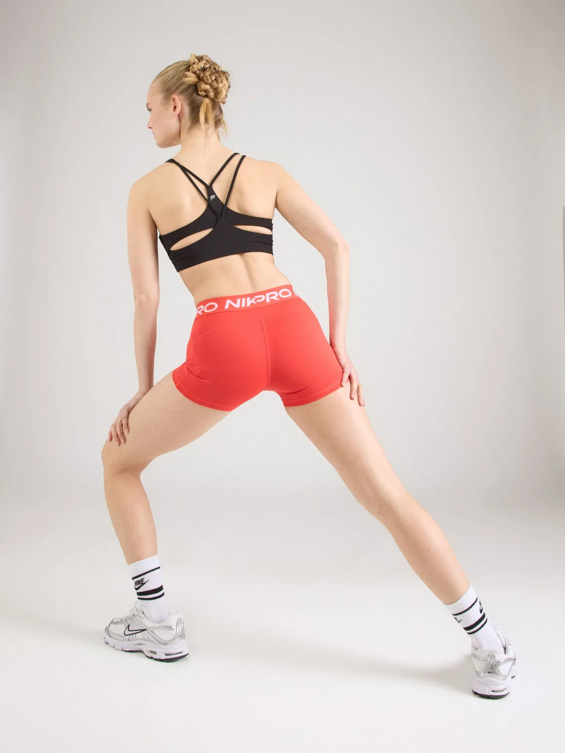 Облегающие спортивные шорты Nike NP 365 в цвете Лобстер — фото 4