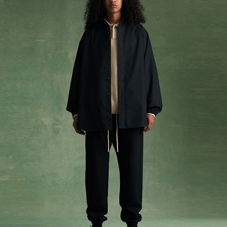 Мужская рубашка серии Cloud FW23, черная Fear Of God Essentials, черный — фото 3
