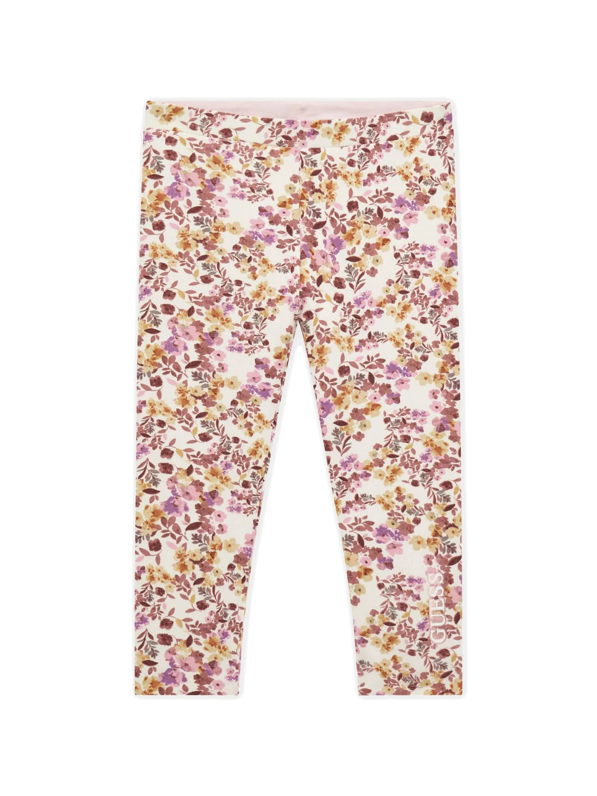 

Легинсы с цветочным принтом Guess Kids, розовый
