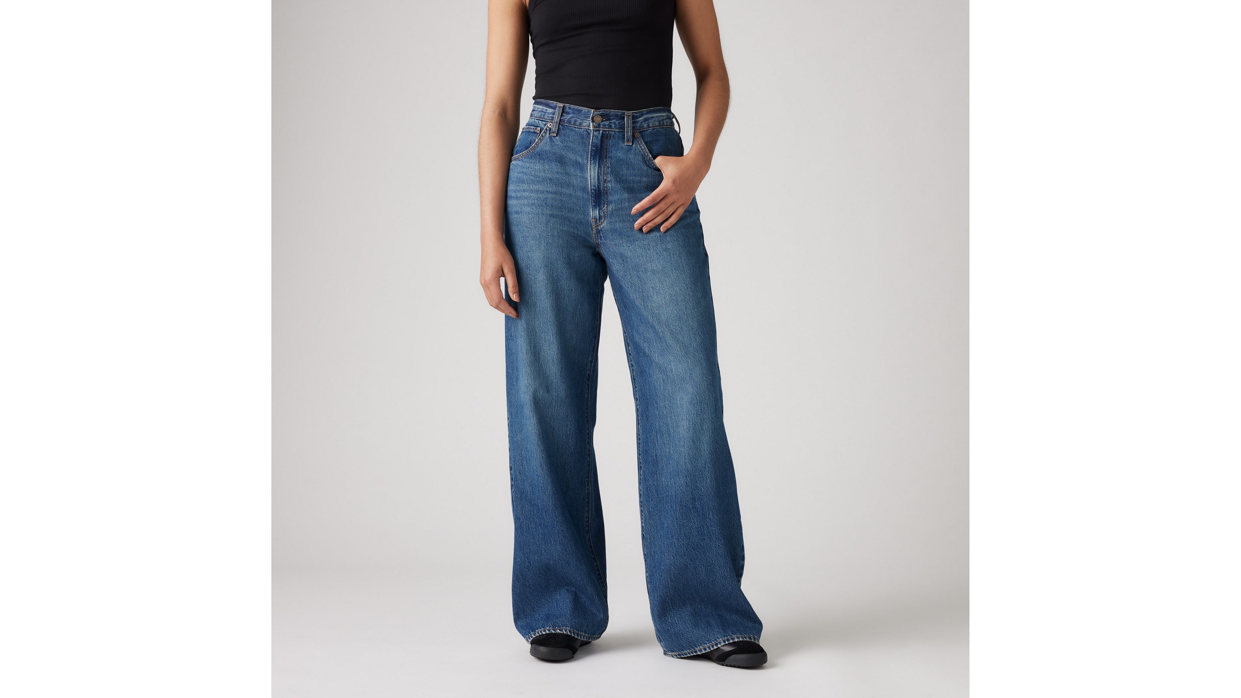 Женские джинсы Levi's Cinch Baggy Lightweight, синий — фото 2
