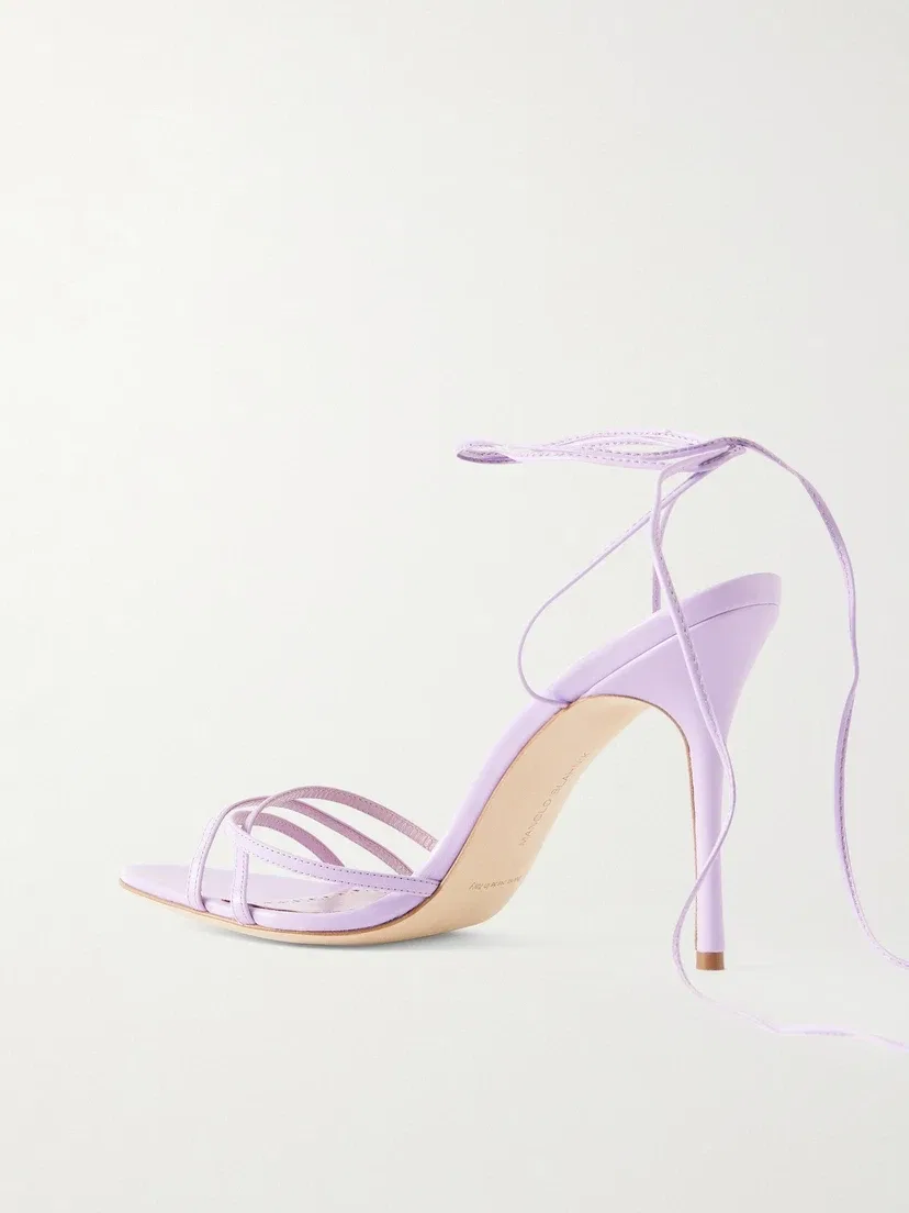 Manolo Blahnik, фиолетовый — фото 3