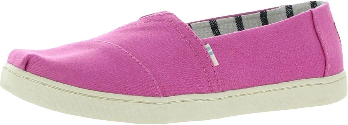 Кроссовки для девочек TOMS, розовый канвас
