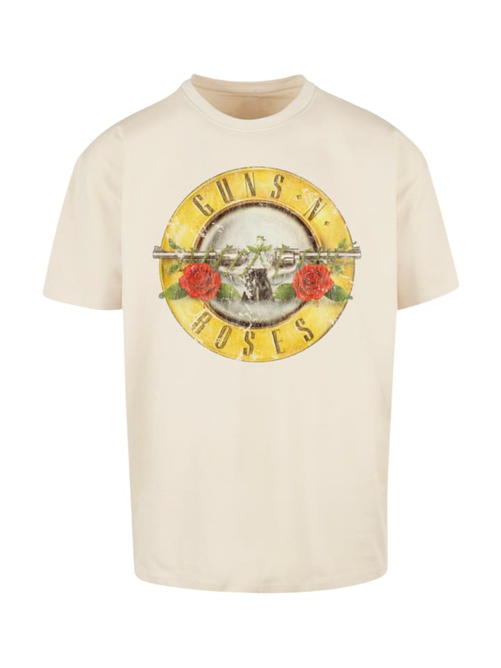 

Футболка большого размера с винтажным логотипом Guns 'n' Roses, черная с песочным принтом F4NT4STIC, Черный, Футболка большого размера с винтажным логотипом Guns 'n' Roses, черная с песочным принтом F4NT4STIC