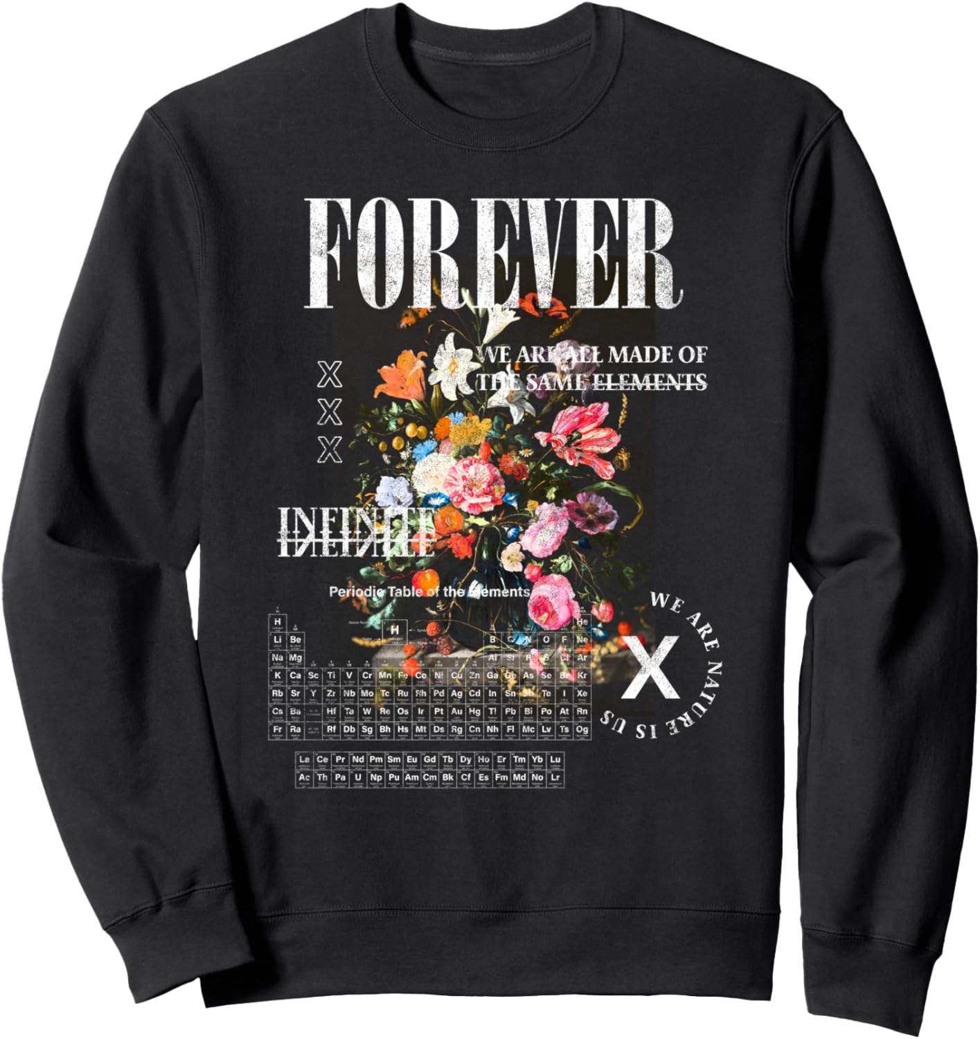 

Толстовка Forever Collage Periodic Elements Trendy Apparel, черный