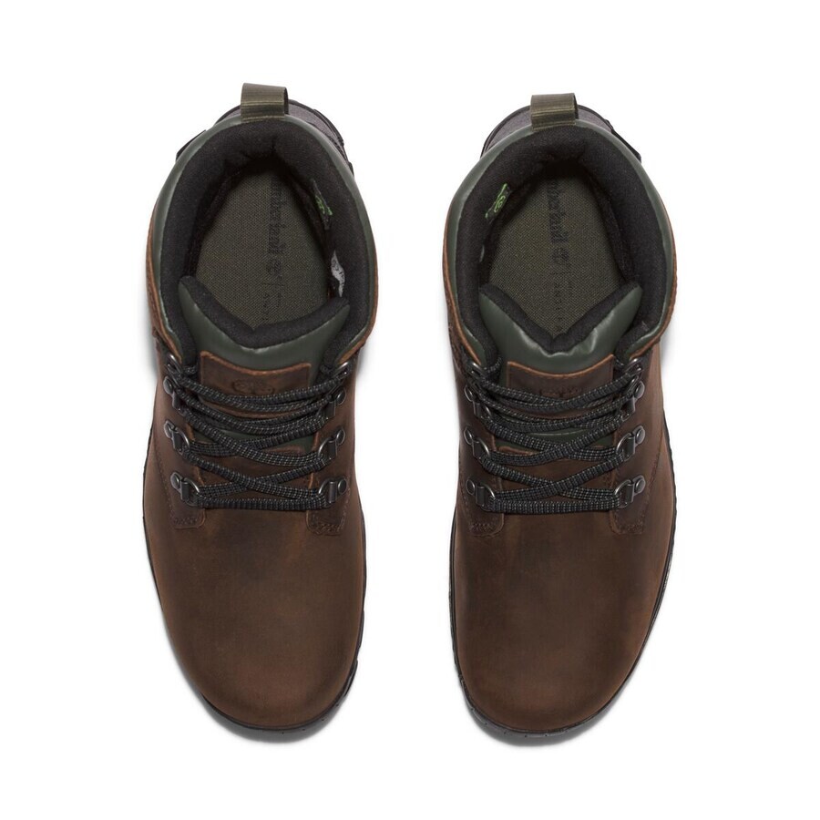 Мужские ботинки TIMBERLAND повседневные кожаные, темно-коричневый — фото 3