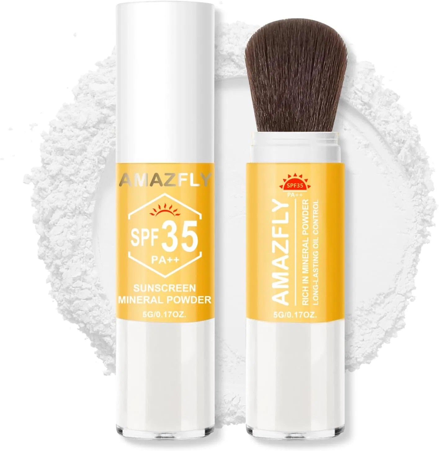 Минеральная солнцезащитная пудра SPF 35 Gadmlury белый