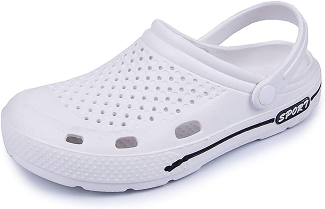 

Женские мужские босоножки для пляжа, водные туфли, обувь, тапочки, прогулочные туфли, домашние, туристические туфли, дышащие сетчатые мюли, кроссовки с открытой пяткой, обувь без шнуровки Dreser, белый