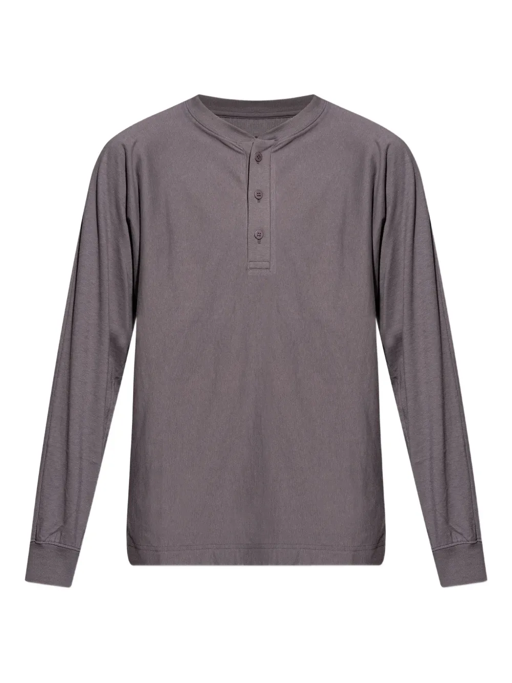 

Лонгслив с длинными рукавами и застежкой "хенли" Homme Plissé Issey Miyake, серый