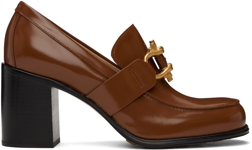 

Коричневые туфли на каблуке Bottega Veneta Monsieur, Коричневый, Коричневые туфли на каблуке Bottega Veneta Monsieur