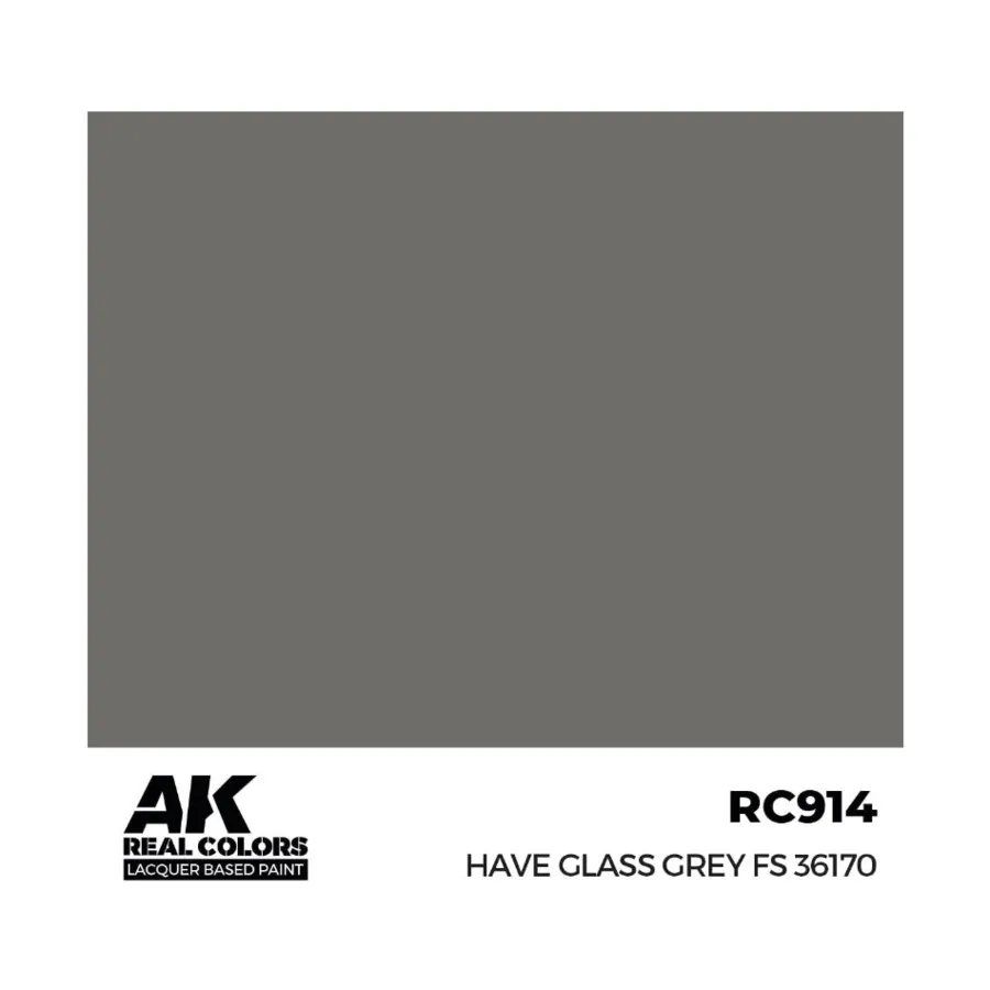 

Стеклянный серый FS 36170, Paint - Real Color, Dropper Bottles (AK-Interactive)