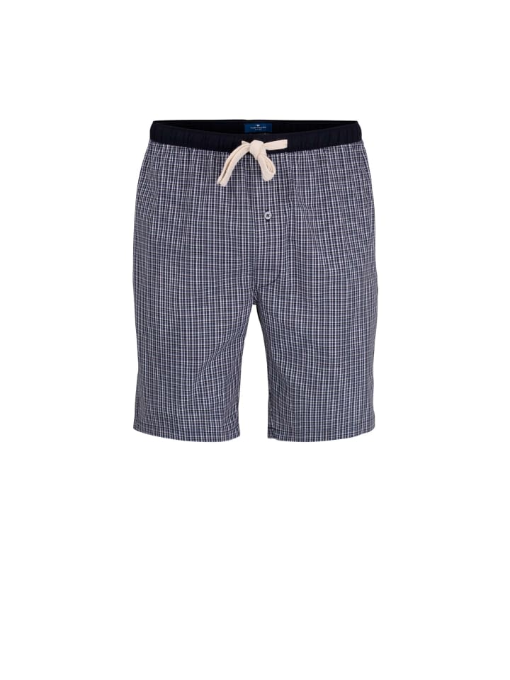 

Tom Tailor Шорты Bermuda Dakota in blau-mittel-Karo