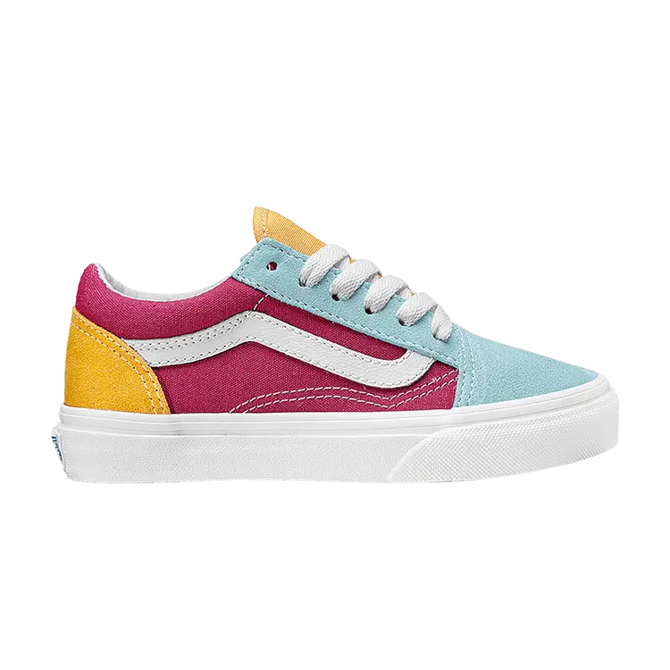 

Кроссовки Vans Old Skool Kids 'Retro Rainbow', разноцветный