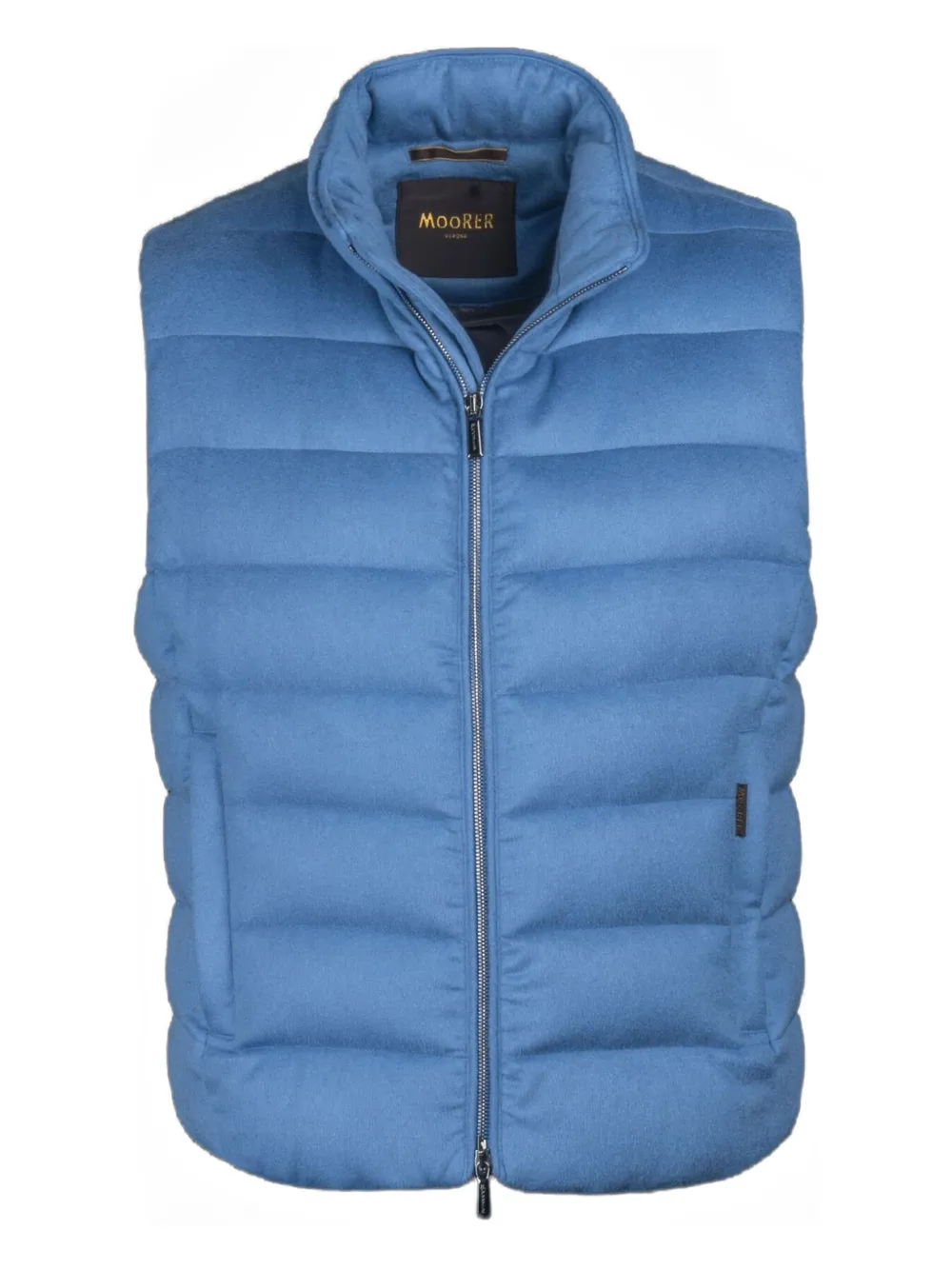 

Стеганый жилет на молнии Moorer, синий