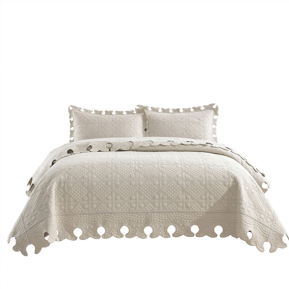 

Комплект одеял большого размера из 3 предметов Marcielo из 100% хлопка MarCielo, цвет Pale Beige