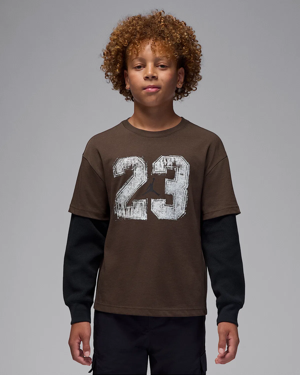 Детская футболка Twofer Jordan MVP, Baroque Brown