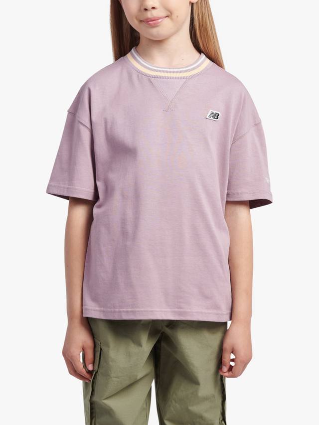 

Детская футболка из премиального хлопка New Balance, Ice Wine